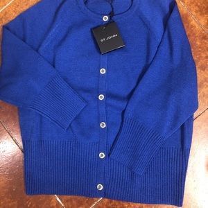 ST. JOHN SPORT Deep Blue Cardigan